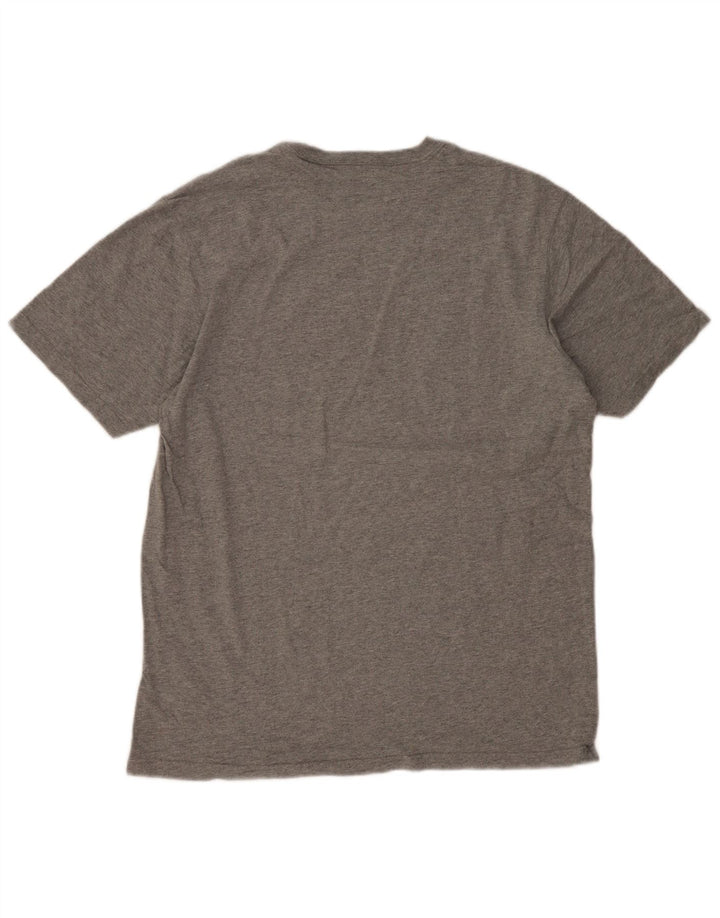 Ανδρικό ψηλό μπλουζάκι Eddie Bauer Top μεγάλο γκρι βαμβακερό