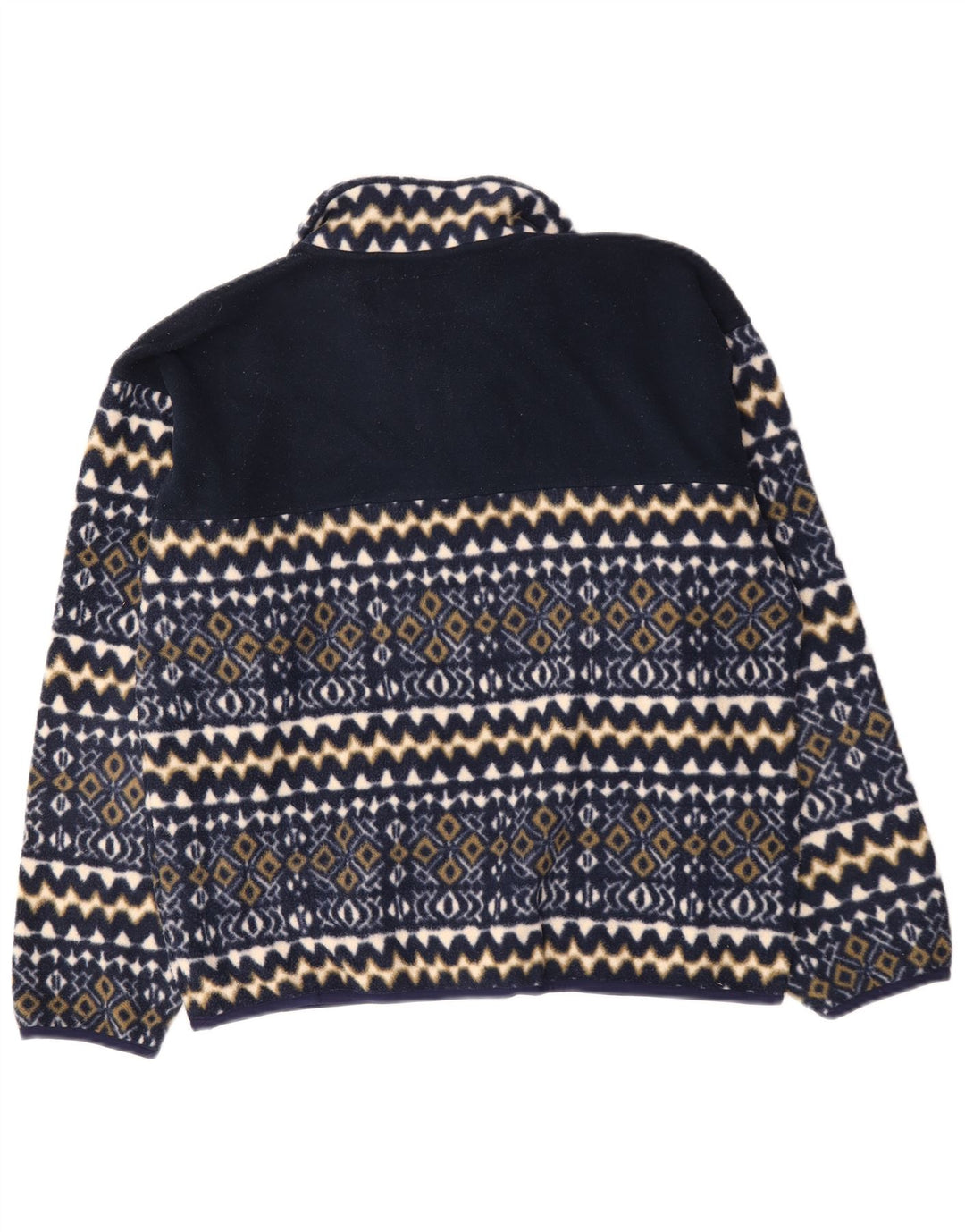Invicta Ανδρικό φερμουάρ Fleece Jumper Medium Navy Blue Geometric