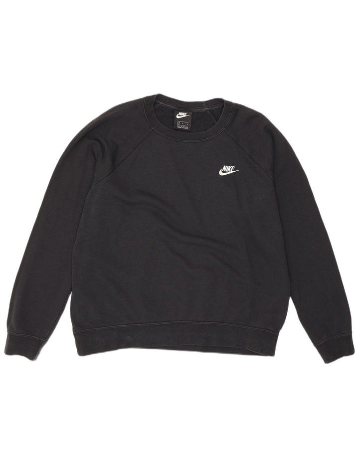 Ανδρικό φούτερ Nike Jumper μεγάλο μαύρο βαμβακερό