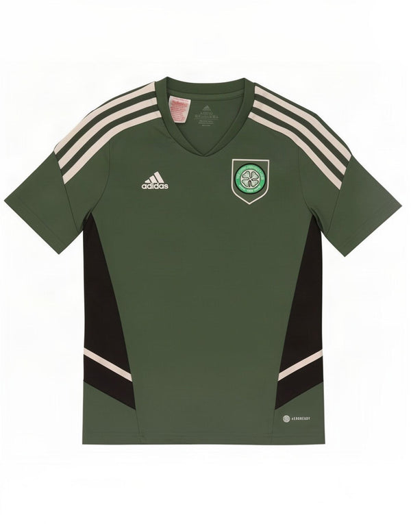Adidas Boys The Celtic Football Club Graphic T-shirt Top 11-12 Years Green