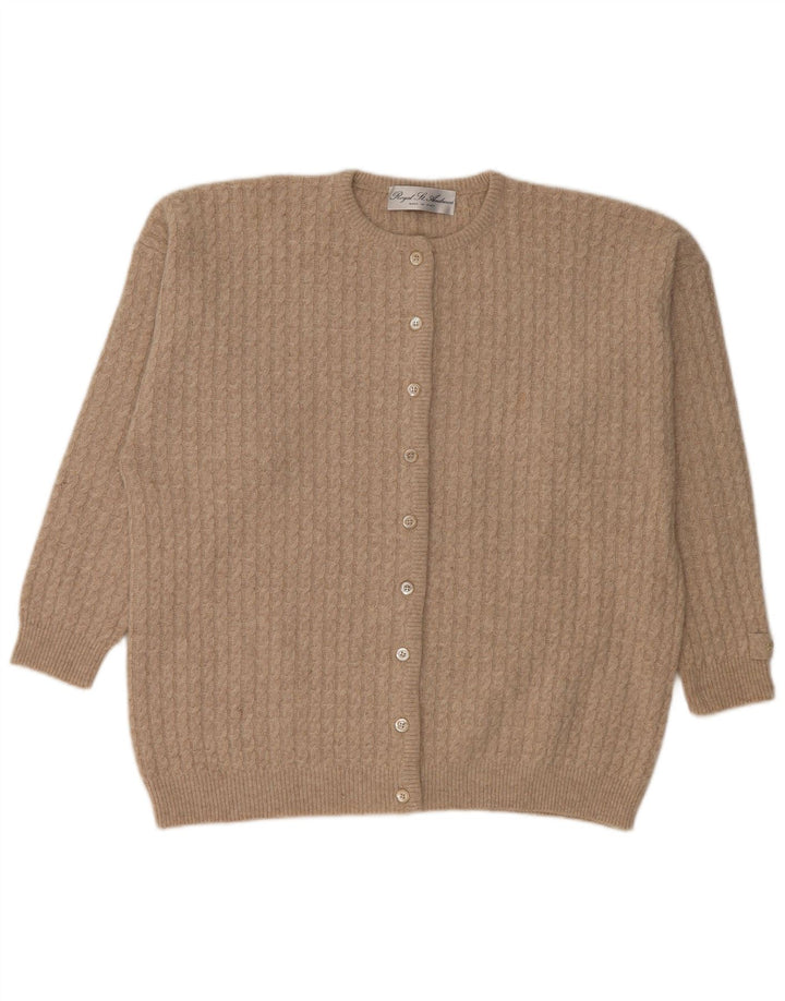 ST. Γυναικεία ζακέτα ANDREWS UK 18 XL Beige Angora