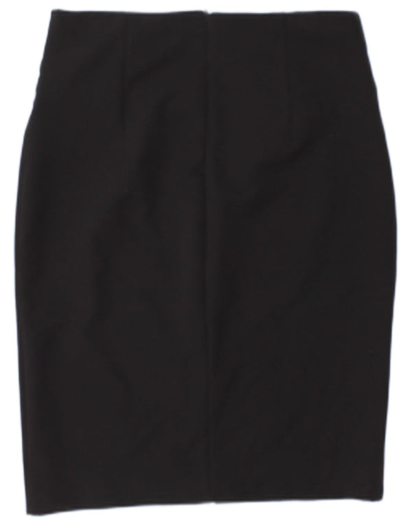 Zara Γυναικεία Pencil Φούστα Medium W28 Μαύρη