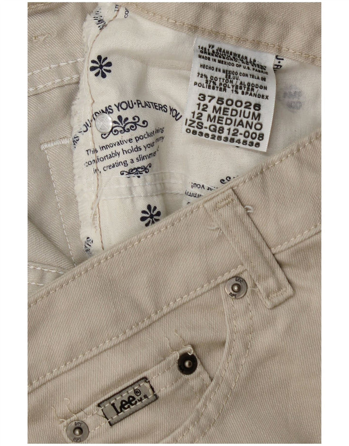 Γυναικείο casual σορτς LEE US 12 Large W32 Μπεζ βαμβακερό