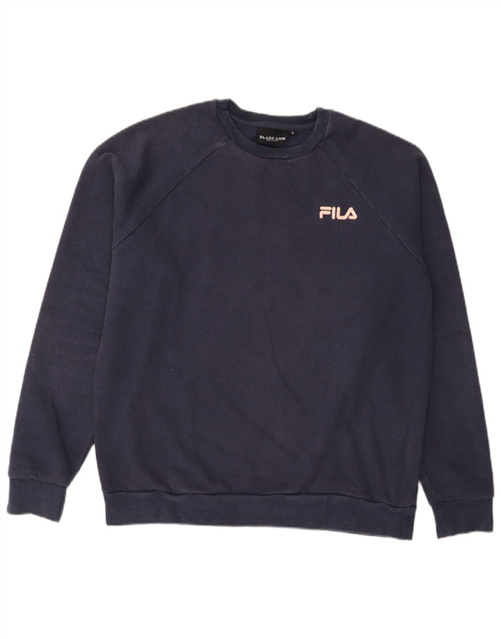 Ανδρικό φούτερ Fila Jumper Μεγάλο Μπλε Βαμβακερό