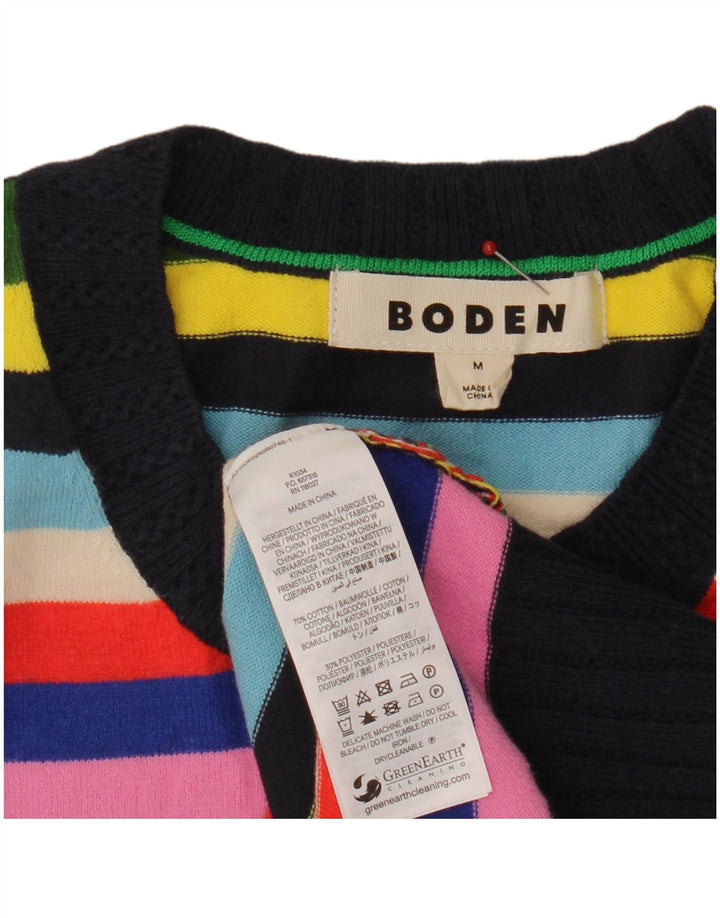 Γυναικείο πουλόβερ Boden Crew Neck Jumper UK 14 Medium πολύχρωμο ριγέ