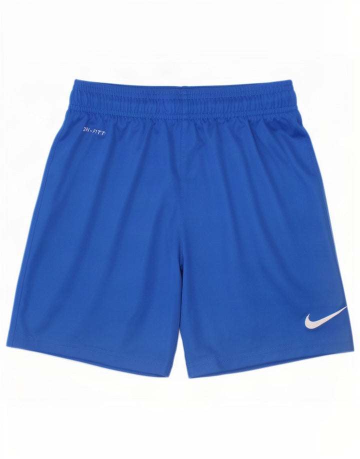 Αθλητικό σορτς Nike Boys Dri Fit 10-11 ετών από μεσαίο μπλε πολυεστέρα