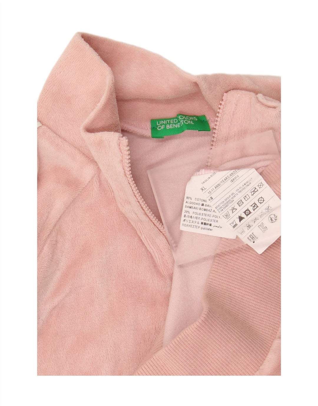 BENETTON Κοριτσίστικες φόρμες Top Jacket 10-11 Years XL Pink Colourblock