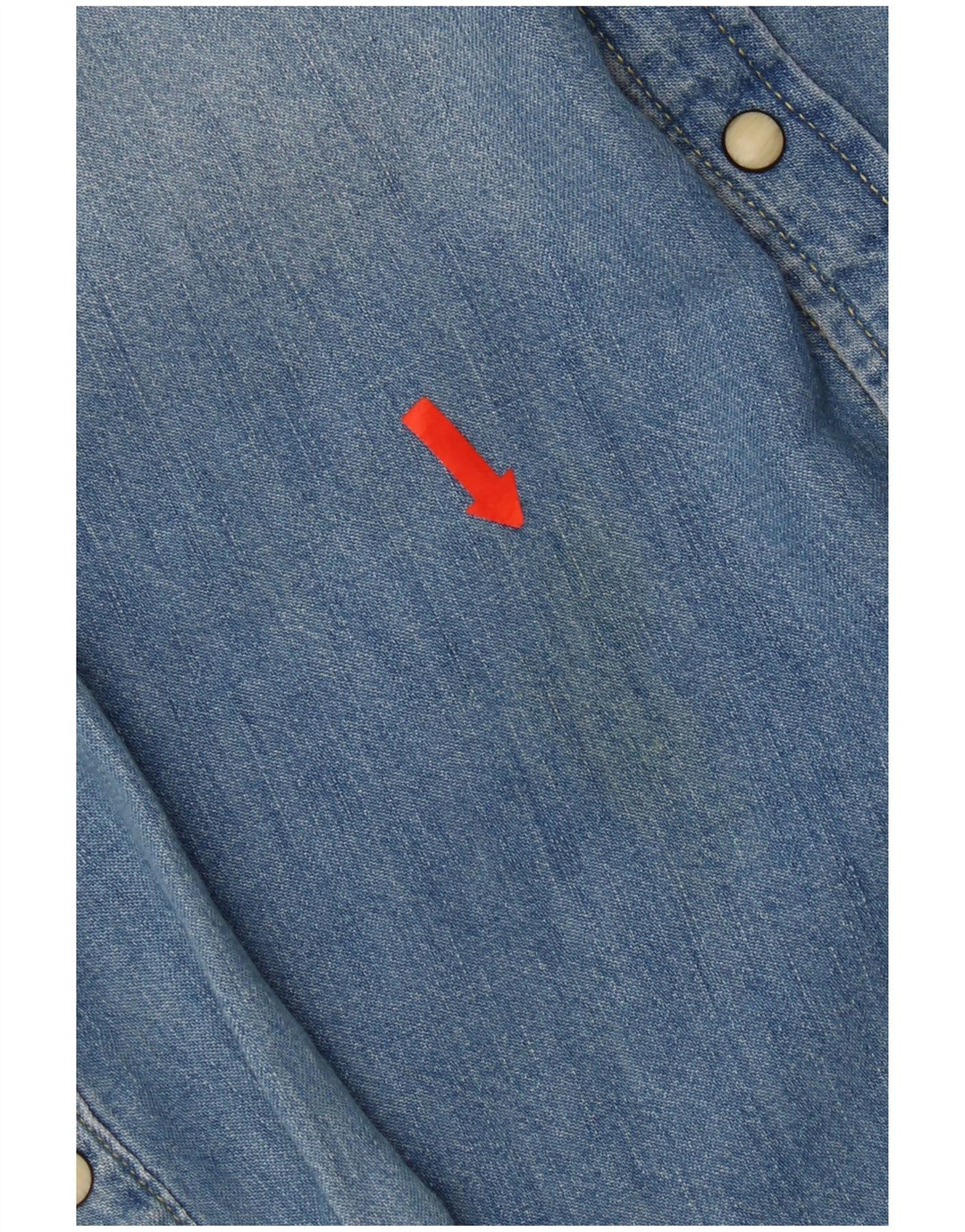 Ανδρικό τζιν πουκάμισο Lee Slim Fit μεγάλο μπλε βαμβακερό