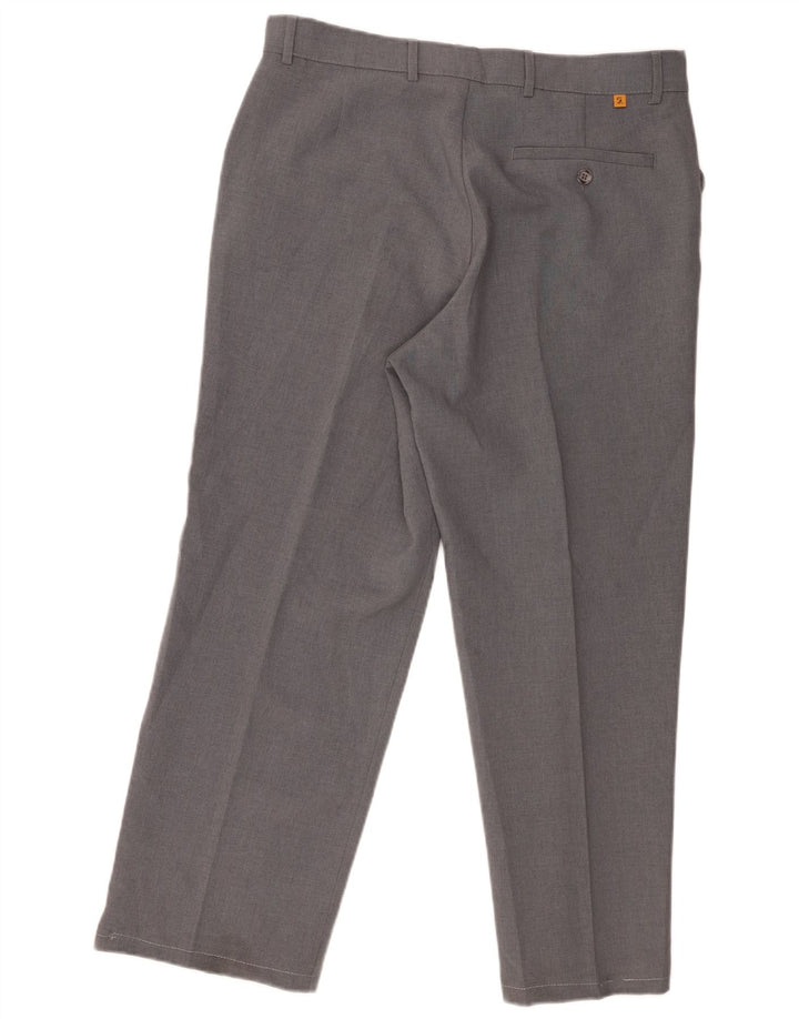 Farah Ανδρικό ίσιο casual παντελόνι W34 L27 Γκρι πολυεστέρας