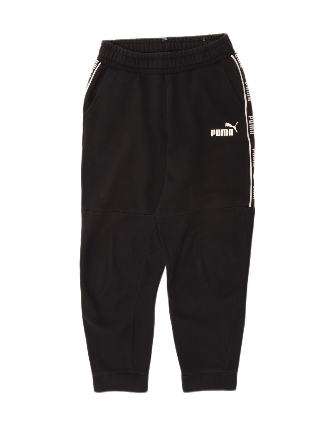 Παντελόνι αθλητικής φόρμας PUMA Boys Graphic Joggers 13-14 ετών Μαύρο βαμβακερό