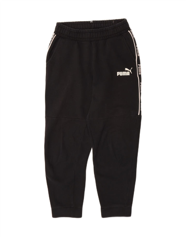 Παντελόνι αθλητικής φόρμας PUMA Boys Graphic Joggers 13-14 ετών Μαύρο βαμβακερό