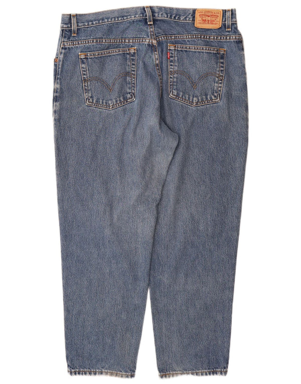 LEVI'S Γυναικείο 550 ψηλόμεσο τζιν US 18 2XL W36 L29 Μπλε