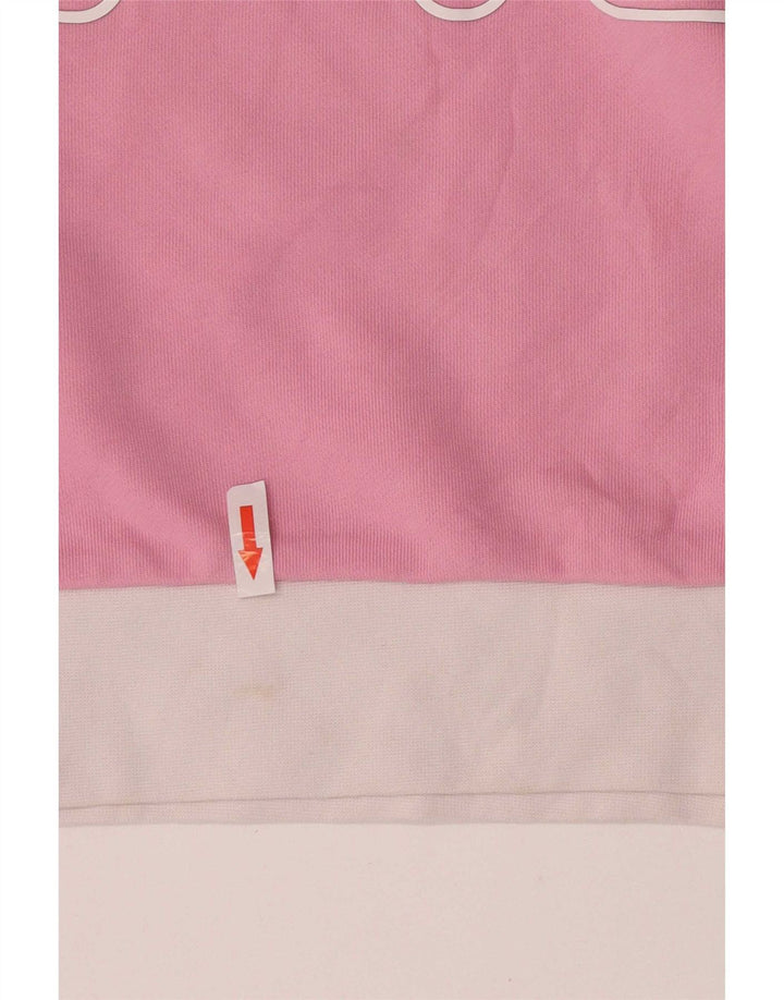 Fila Γυναικεία φούτερ υπερμεγέθη Crop Jumper UK 10 Small Pink Colourblock