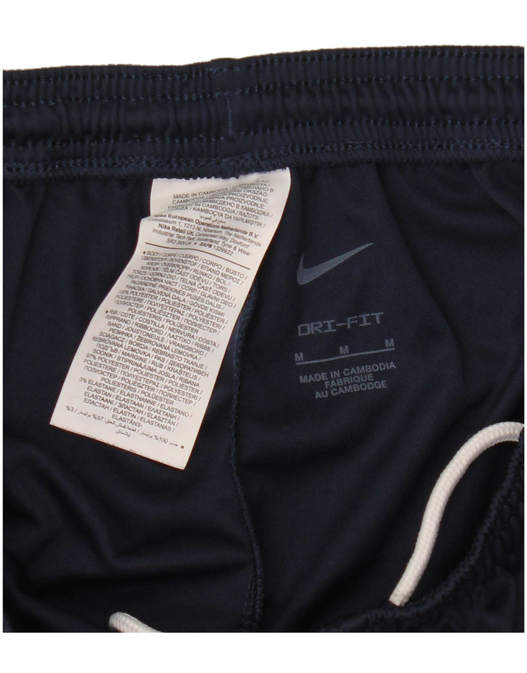 Ανδρικές φόρμες Nike Dri Fit Παντελόνια μεσαίου μπλε ναυτικού πολυεστέρα