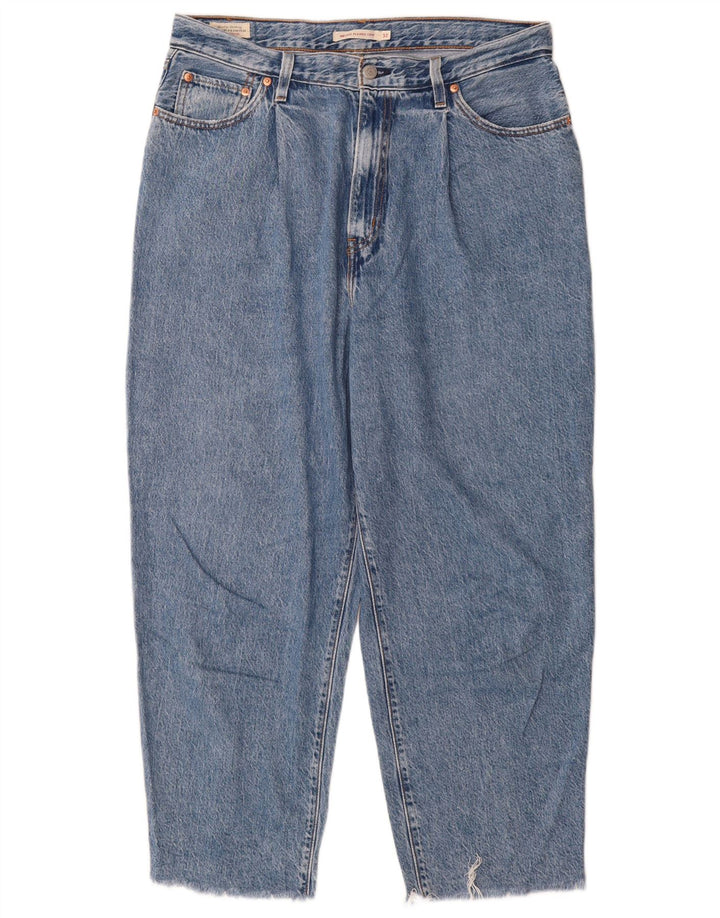 Γυναικείο τζιν Levi's Ribcage Cropped W32 L27 Μπλε βαμβακερό