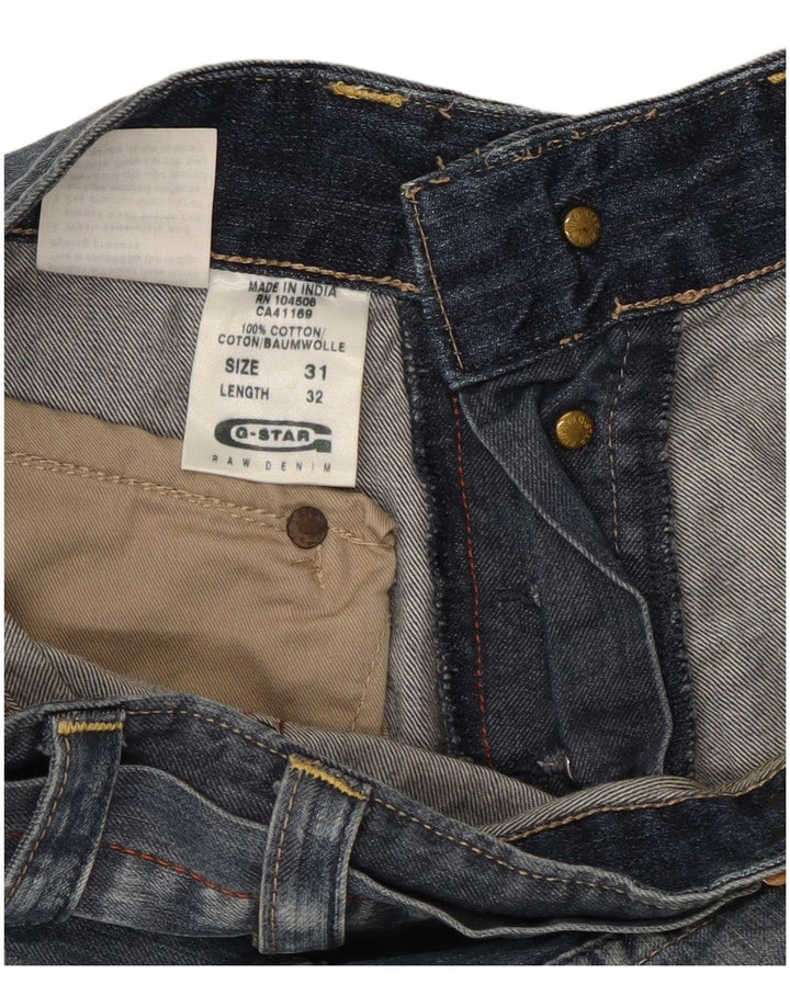 Ανδρικό τζιν σορτς G-STAR W31 μεσαίο μπλε βαμβακερό