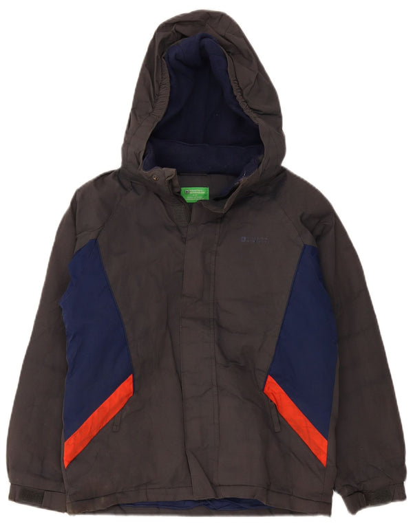 Mountain Warehouse Boys Windbreaker Jacket 9-10 Years Grey Colourblock