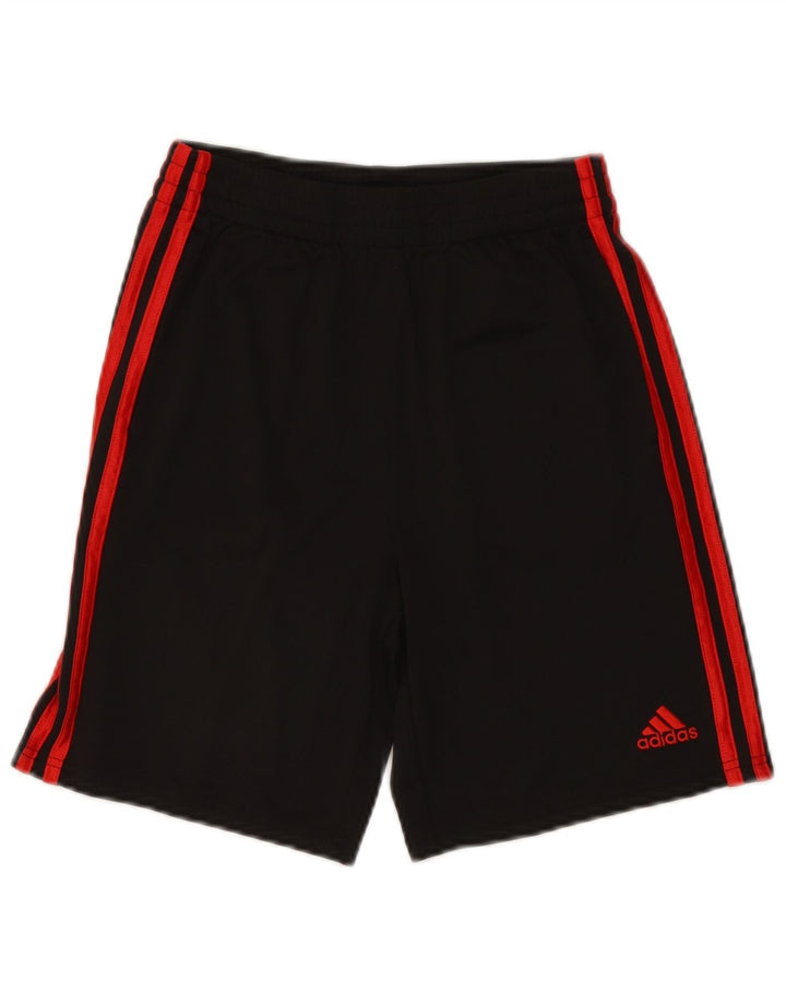 Adidas Boys Sport σορτς 14-15 ετών μεγάλο μαύρο πολυεστέρα