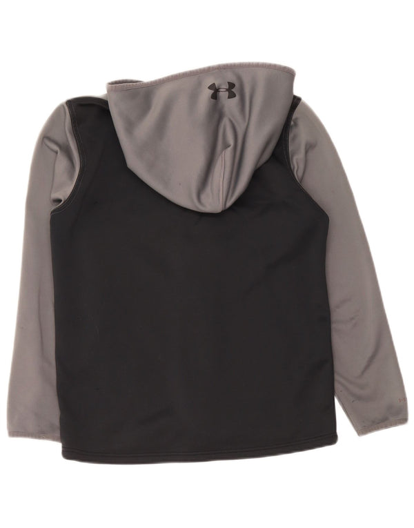 Πουλόβερ UNDER Armour Boys Cold Gear Zip Hoodie 11-12 Years Large Grey
