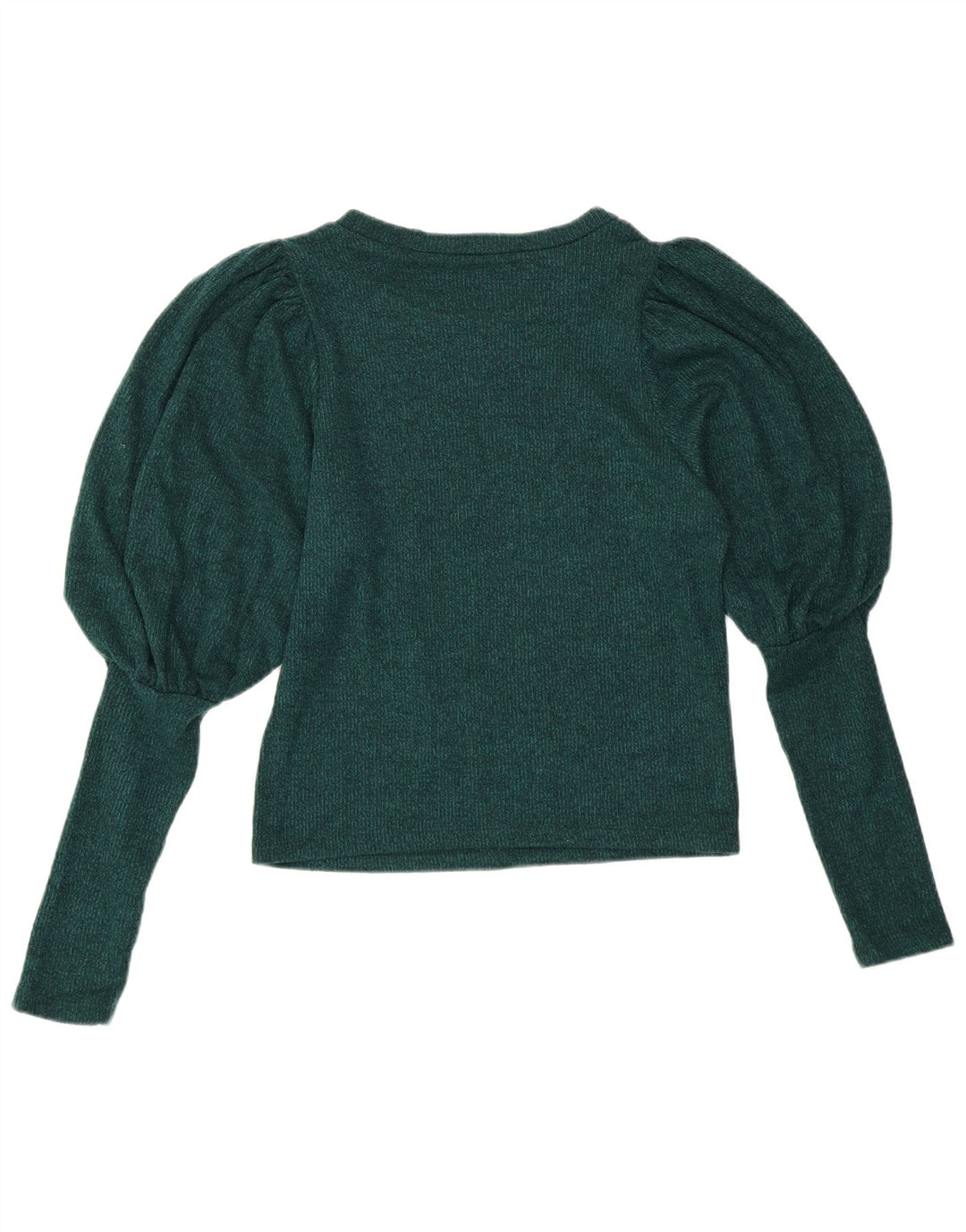 ZARA Γυναικείο πουλόβερ με λαιμόκαυστο UK 10 Small Green