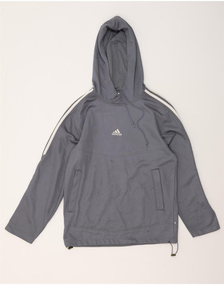 ADIDAS Ανδρικό Hoodie Jumper UK 34/36 Small Grey