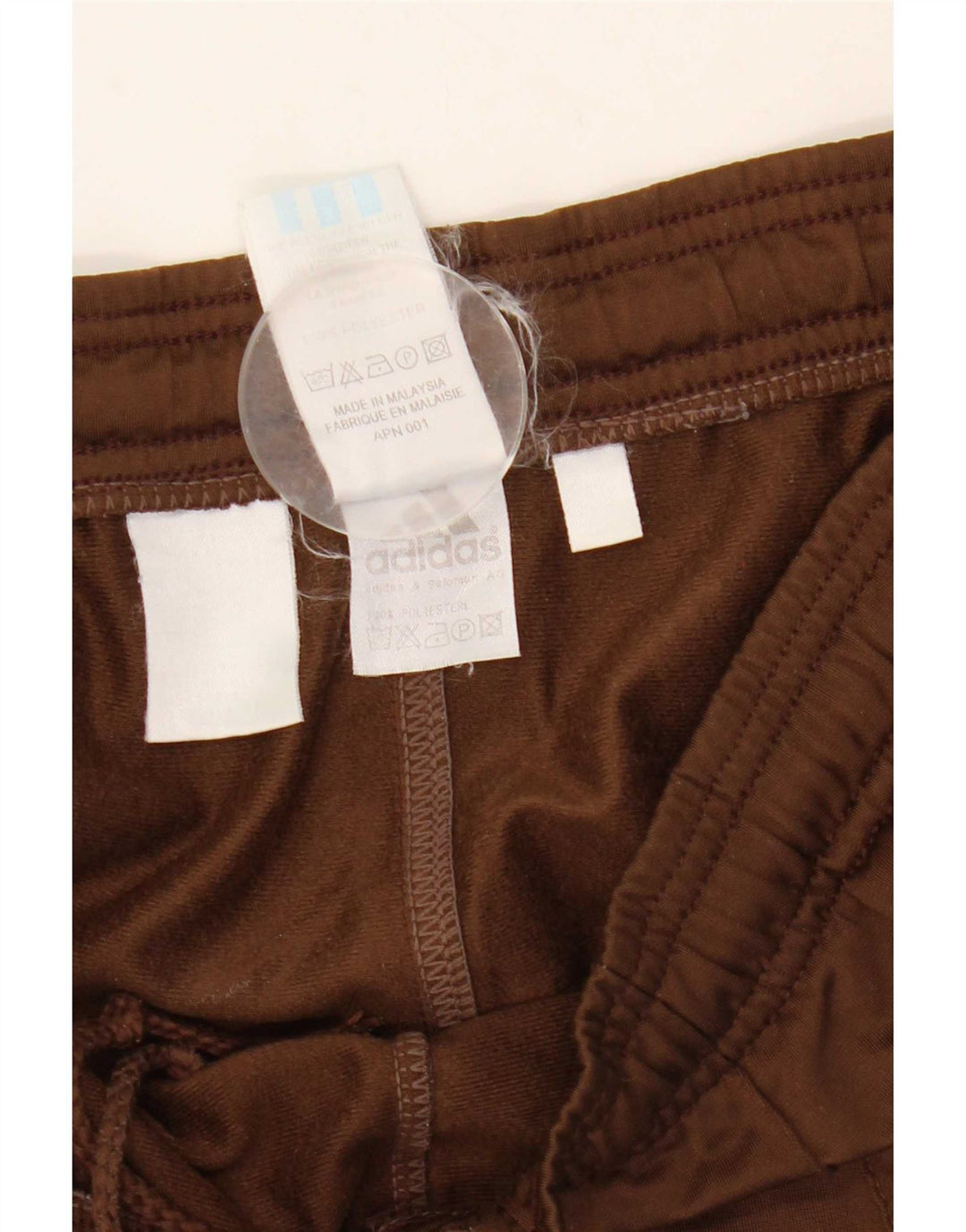 Adidas Ανδρική φόρμα παντελόνι Joggers UK 38/40 Μεσαίο καφέ πολυεστέρας