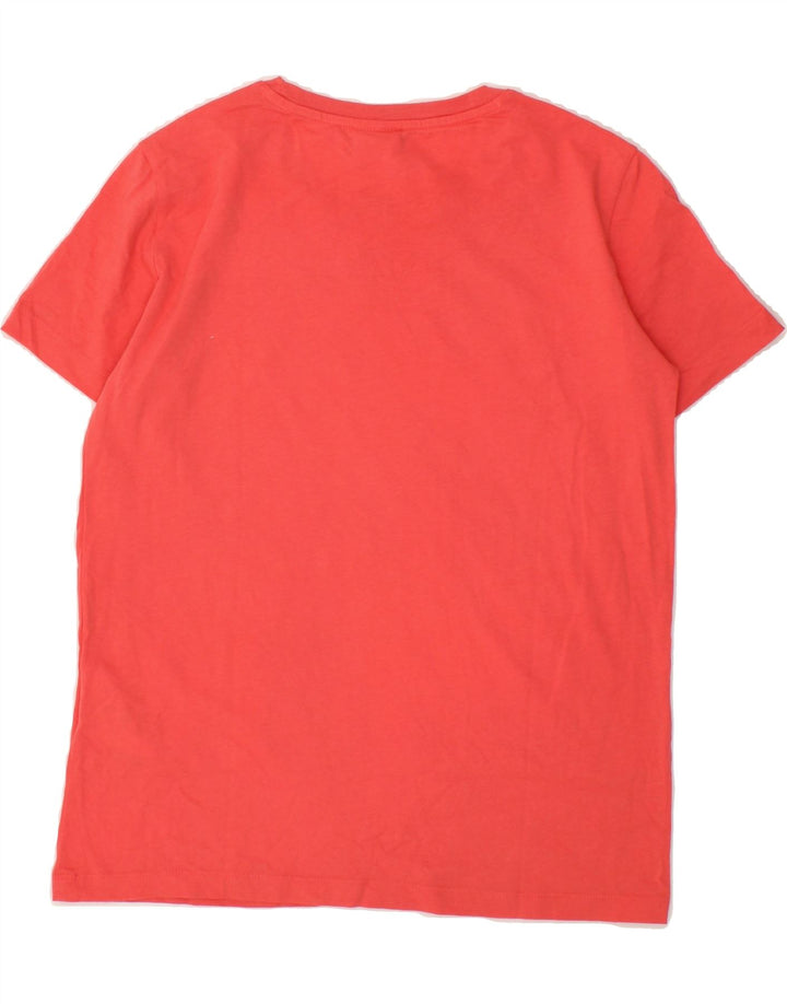 CHAMPION Womens T-Shirt Top UK 12 Medium Red Cotton Vintage Champion and Second-Hand Champion from Messina Hembry 
