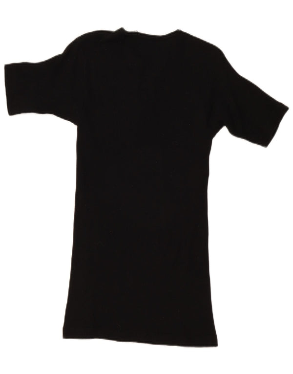 Γυναικείο T-Shirt Levi's Top UK 8 Small μαύρο βαμβακερό