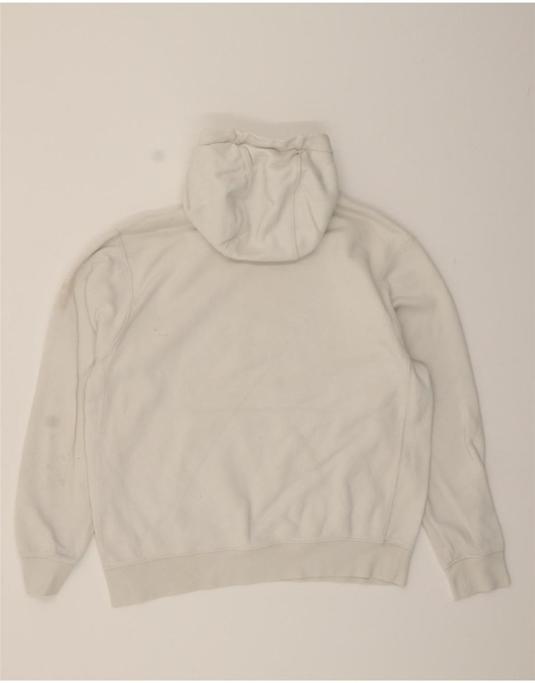 NIKE Mens Hoodie Jumper Medium White Cotton Vintage Nike and Second-Hand Nike from Messina Hembry 