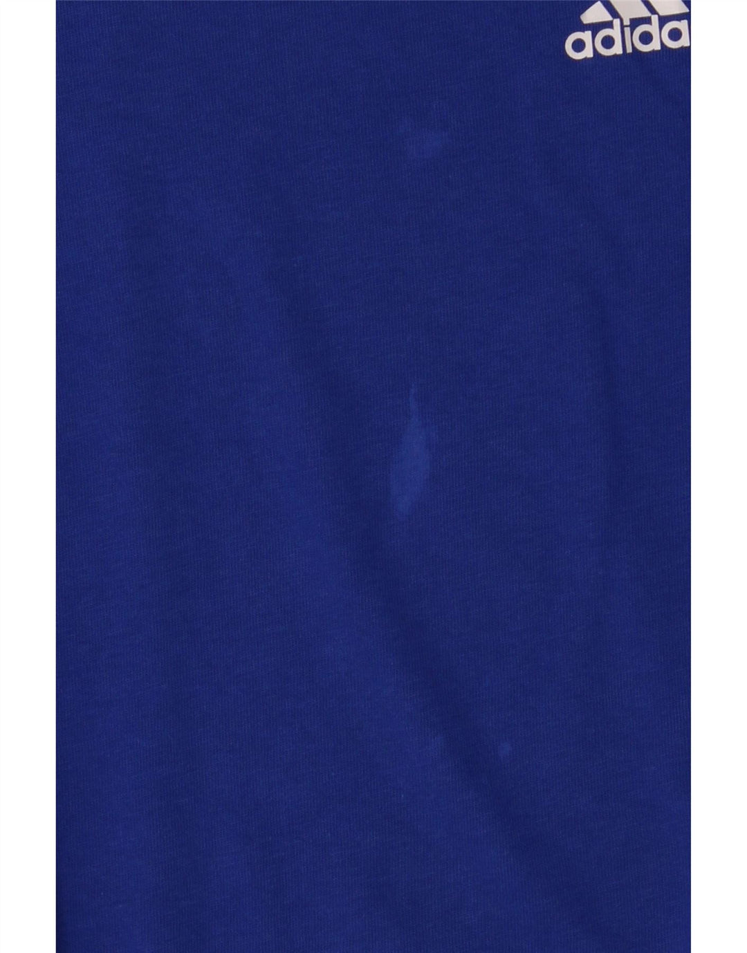 Adidas Boys T-Shirt Top 7-8 Years Blue Cotton