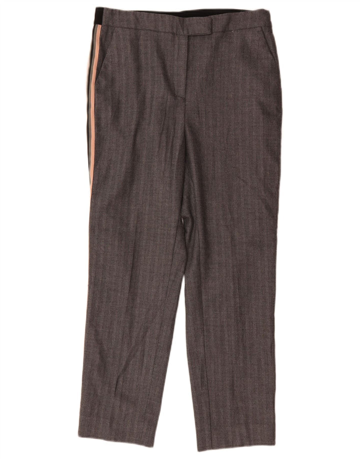 Marks & Spencer γυναικείο παντελόνι UK 12 Medium W30 L26 Grey Pearringe