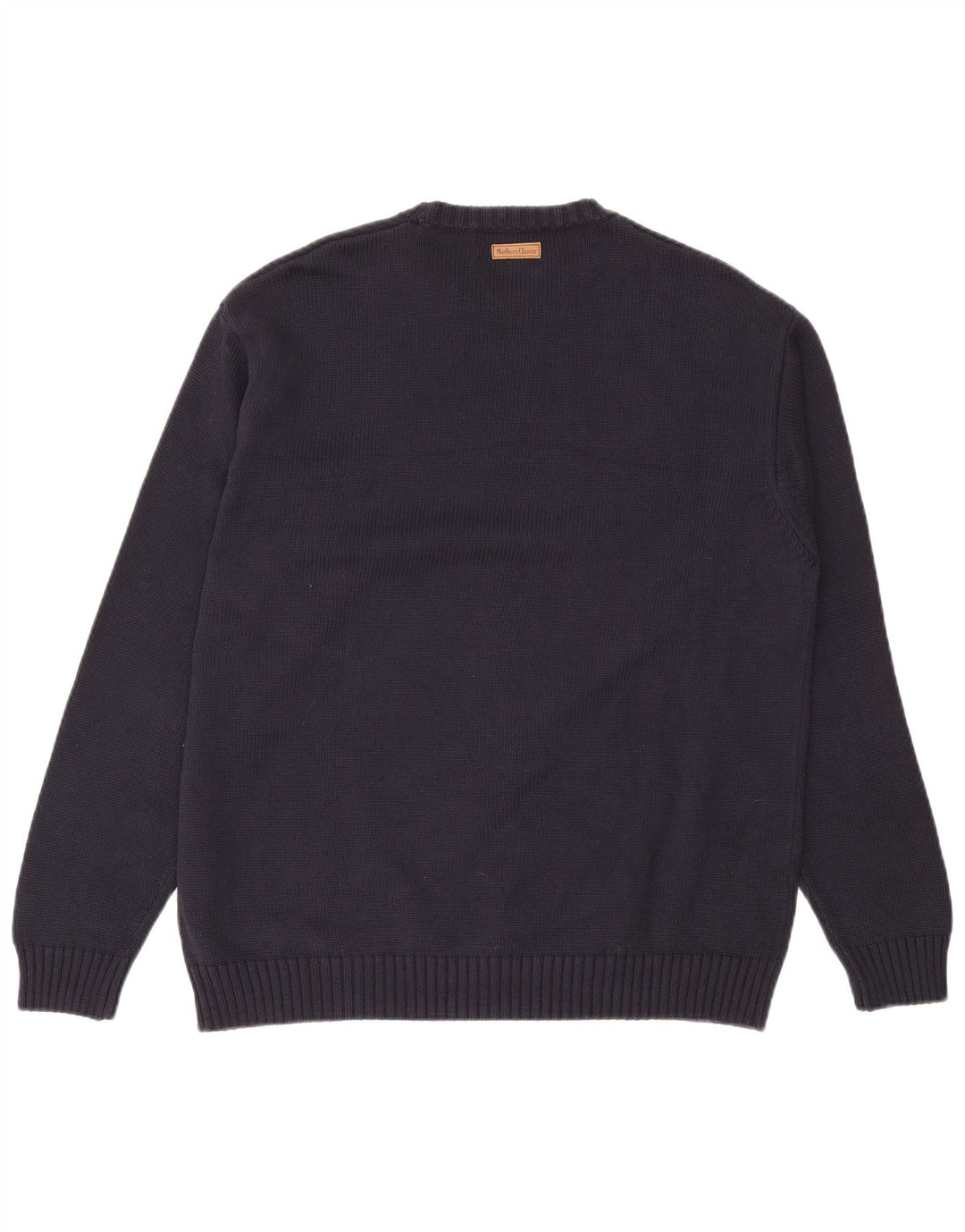 Ανδρικό πουλόβερ Marlboro Classics Crew Neck Jumper XL Navy Blue Cotton