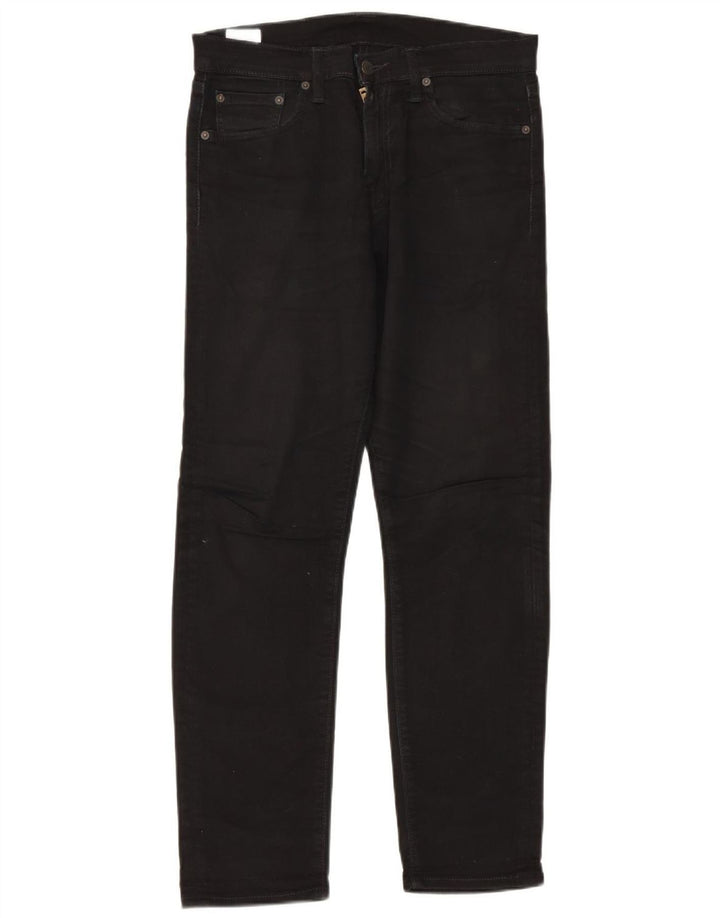 Levi's Mens 508 Regular Tapered Jeans W30 L30 Μαύρο βαμβακερό