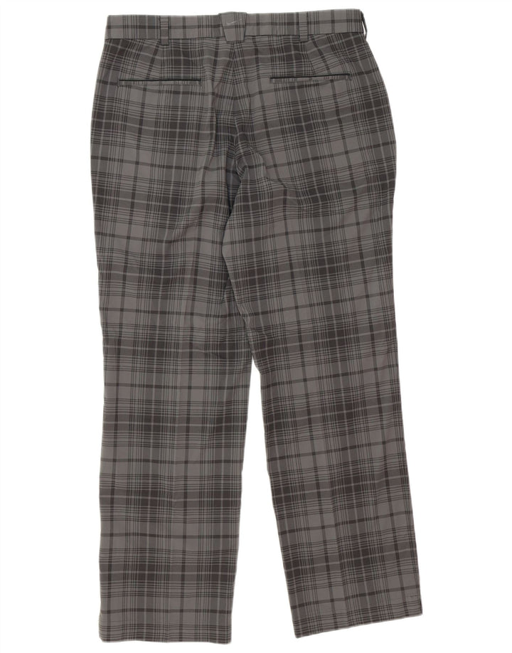Ανδρικό ίσιο παντελόνι chino Nike Dri Fit W34 L31 Grey Check Polyester