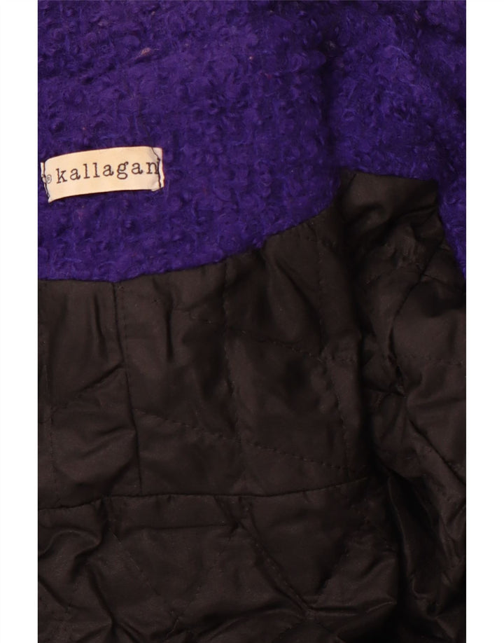 Vintage γυναικείο διπλό παλτό UK 12 Medium Purple