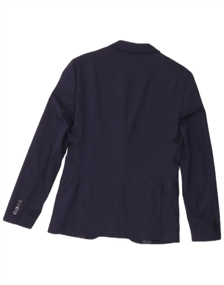 Zara Ανδρικό σακάκι μπλέιζερ με 2 κουμπιά EU 46 Small Navy Blue