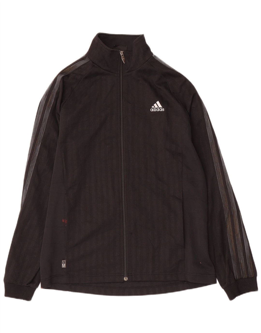 Ανδρική φόρμα ADIDAS Top Jacket UK 38/40 Medium Μαύρο ριγέ