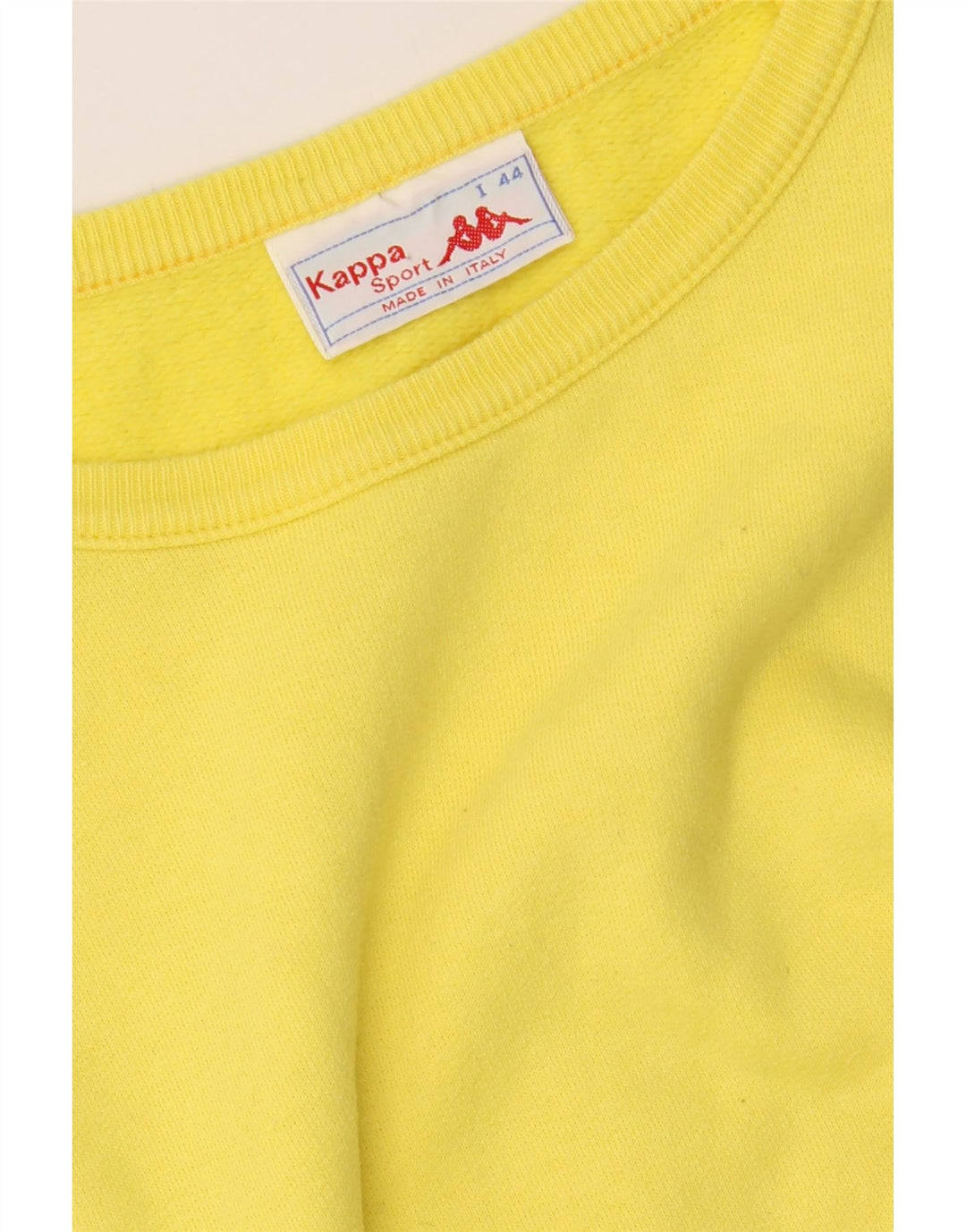 KAPPA Womens Vest Tank Top IT 44 Medium Yellow Vintage Kappa and Second-Hand Kappa from Messina Hembry 