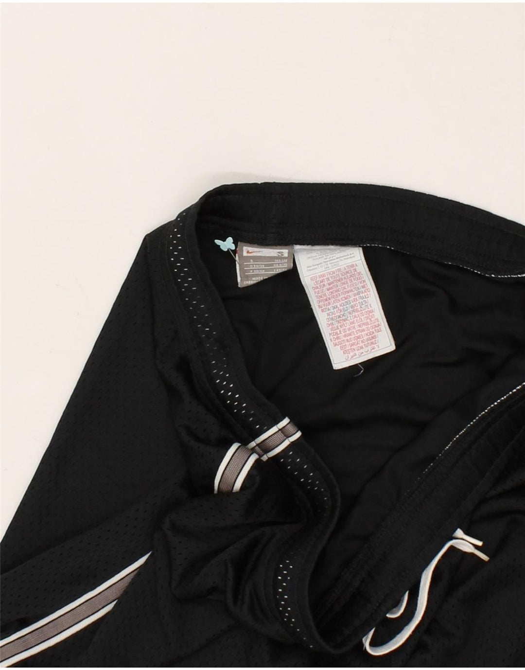 NIKE Womens Sport Shorts UK 8/10 Small Black Polyester Vintage Nike and Second-Hand Nike from Messina Hembry 