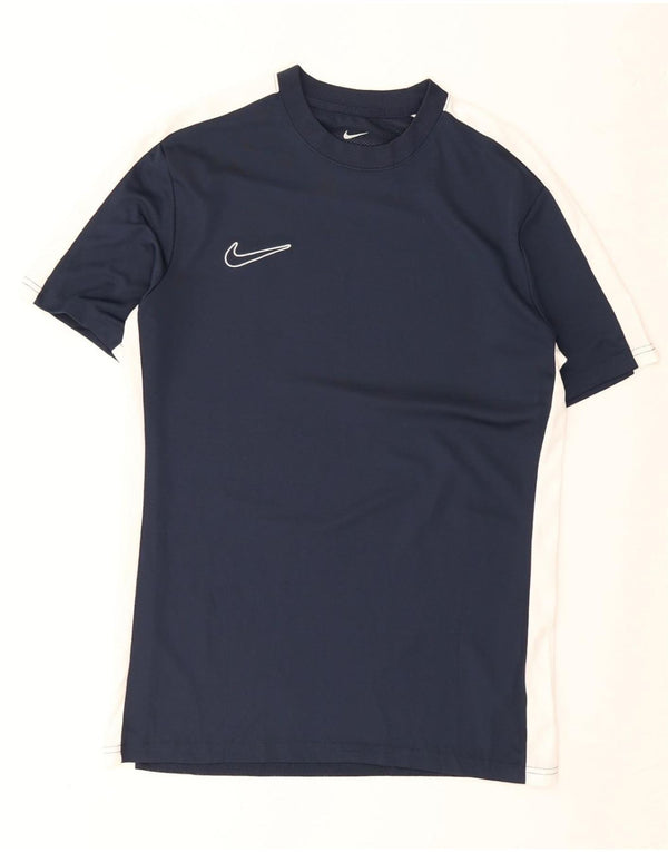 Ανδρικό μπλουζάκι Nike Dri Fit Slim Top μεσαίο μπλε ναυτικό έγχρωμο πολυεστέρας