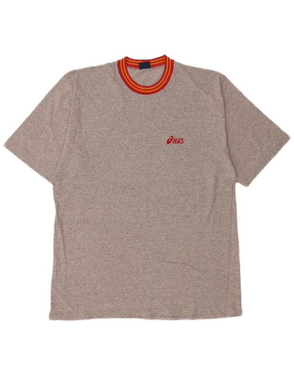Ανδρικό T-Shirt Asics Top 2XL Γκρι βαμβακερό