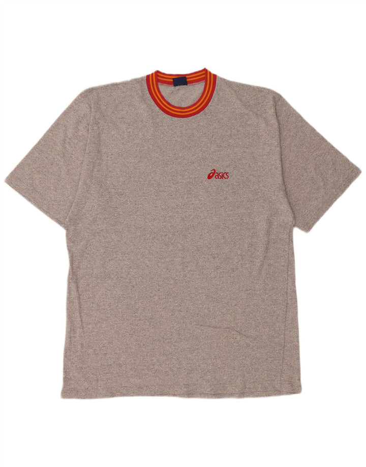 Ανδρικό T-Shirt Asics Top 2XL Γκρι βαμβακερό