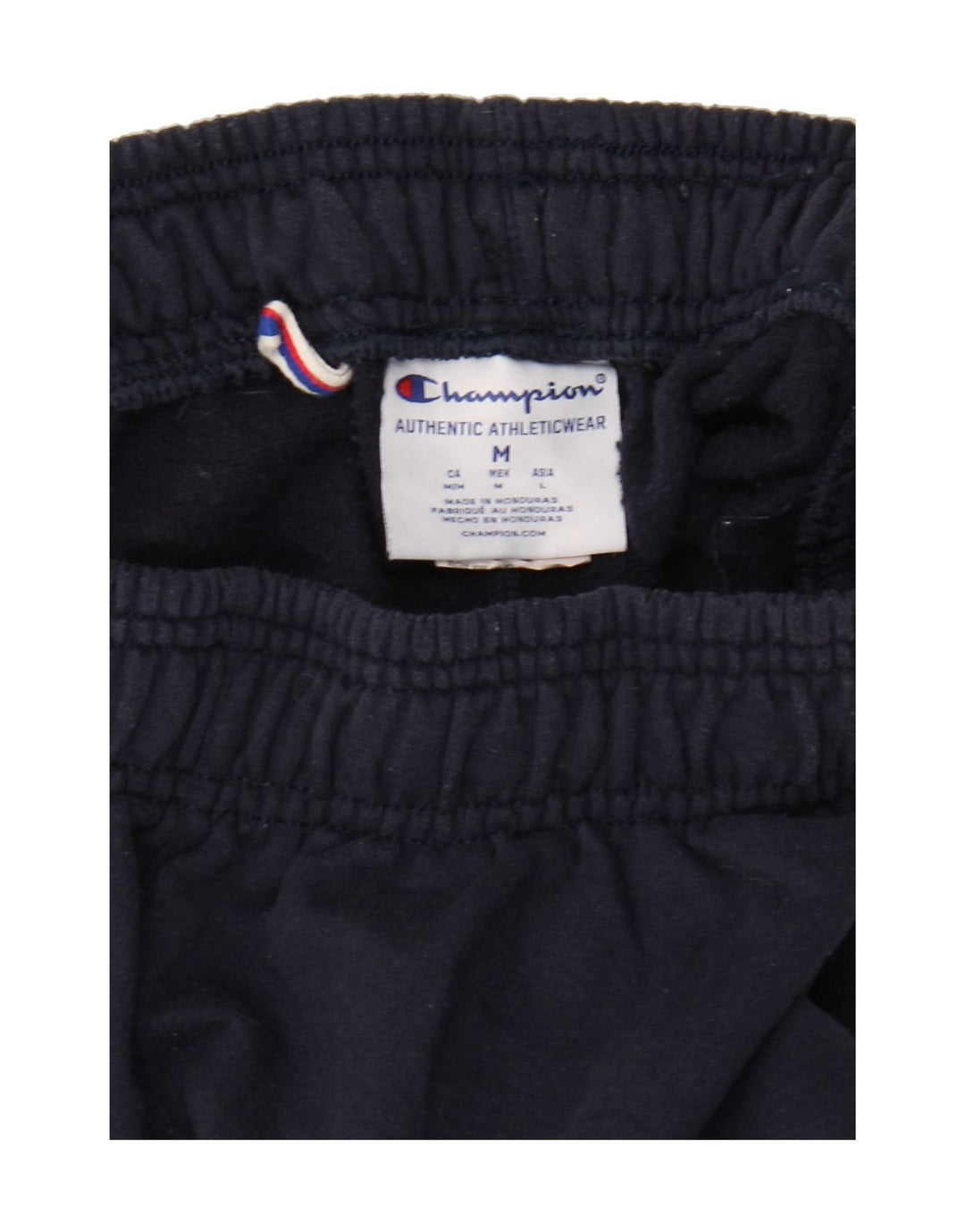 CHAMPION Mens Tracksuit Trousers Joggers Medium Navy Blue Cotton Vintage Champion and Second-Hand Champion from Messina Hembry 