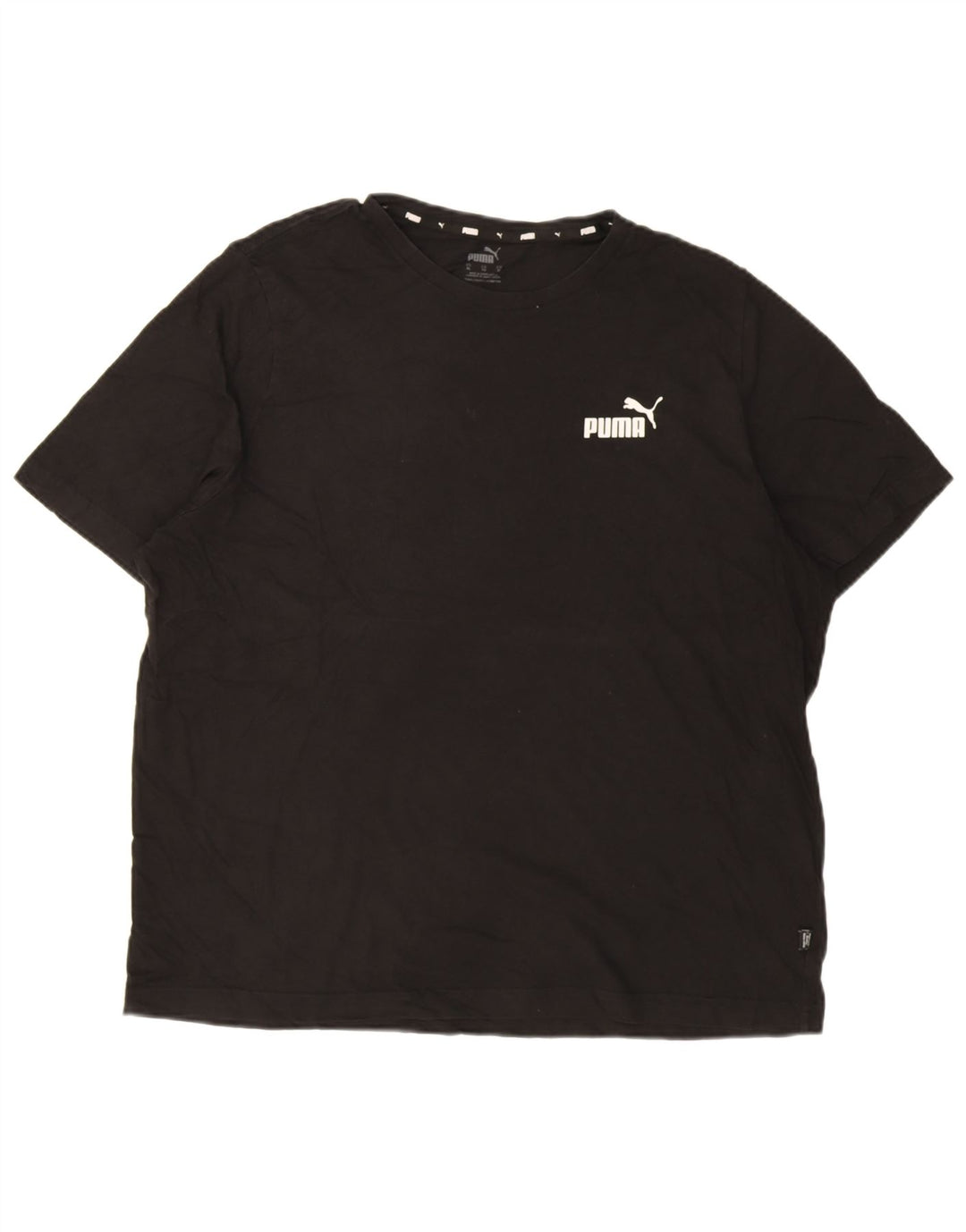 Puma Ανδρικό T-Shirt Top XL Μαύρο βαμβακερό