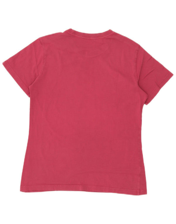 Γυναικείο γραφικό T-Shirt Adidas Top UK 12/14 Medium Pink