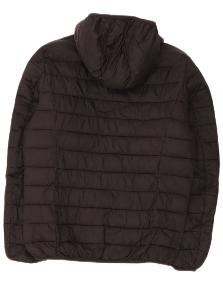 Kappa Γυναικείο μπουφάν με κουκούλα UK 16 Large Black Polyamide