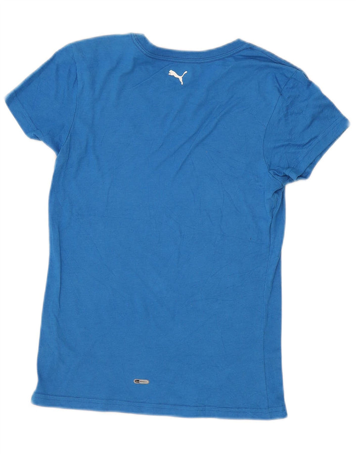 Γυναικείο γραφικό μπλουζάκι PUMA Top UK 10 Small Blue