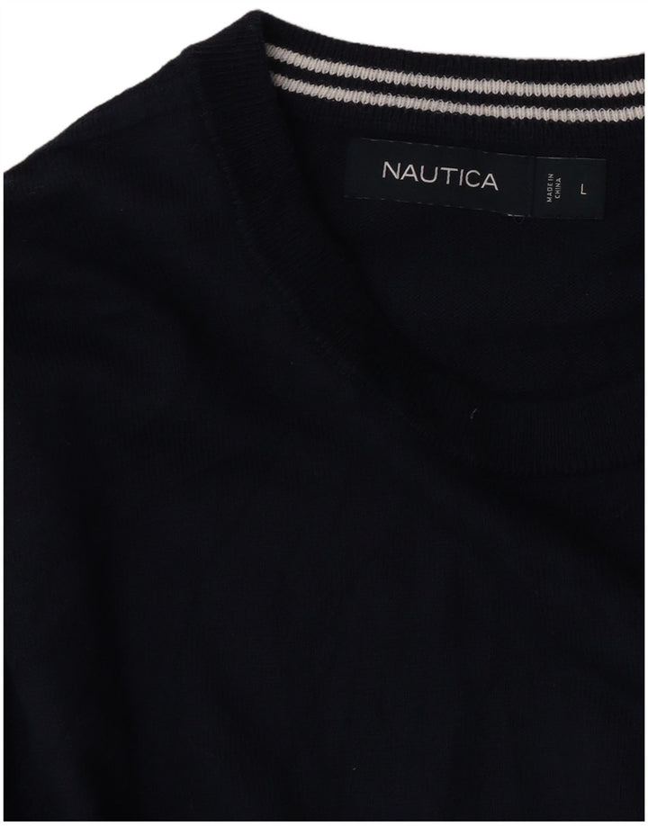 Ανδρικό πουλόβερ Nautica Crew Neck Jumper Large Navy Blue