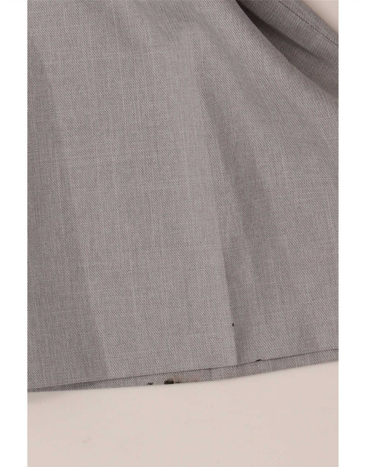 Marks & Spencer Ανδρικό ίσιο παντελόνι W42 L29 Γκρι Πολυεστέρας