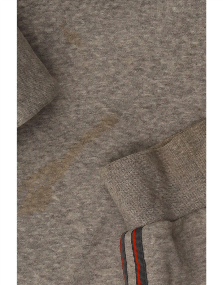 Adidas Ανδρικό Hoodie Jumper Μεσαίο γκρι βαμβακερό